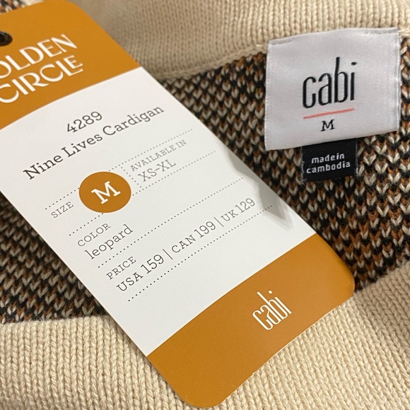 Cabi 4289 Nine Lives Cardigan Fall 2022 Medium NWT - Picture 6 of 7